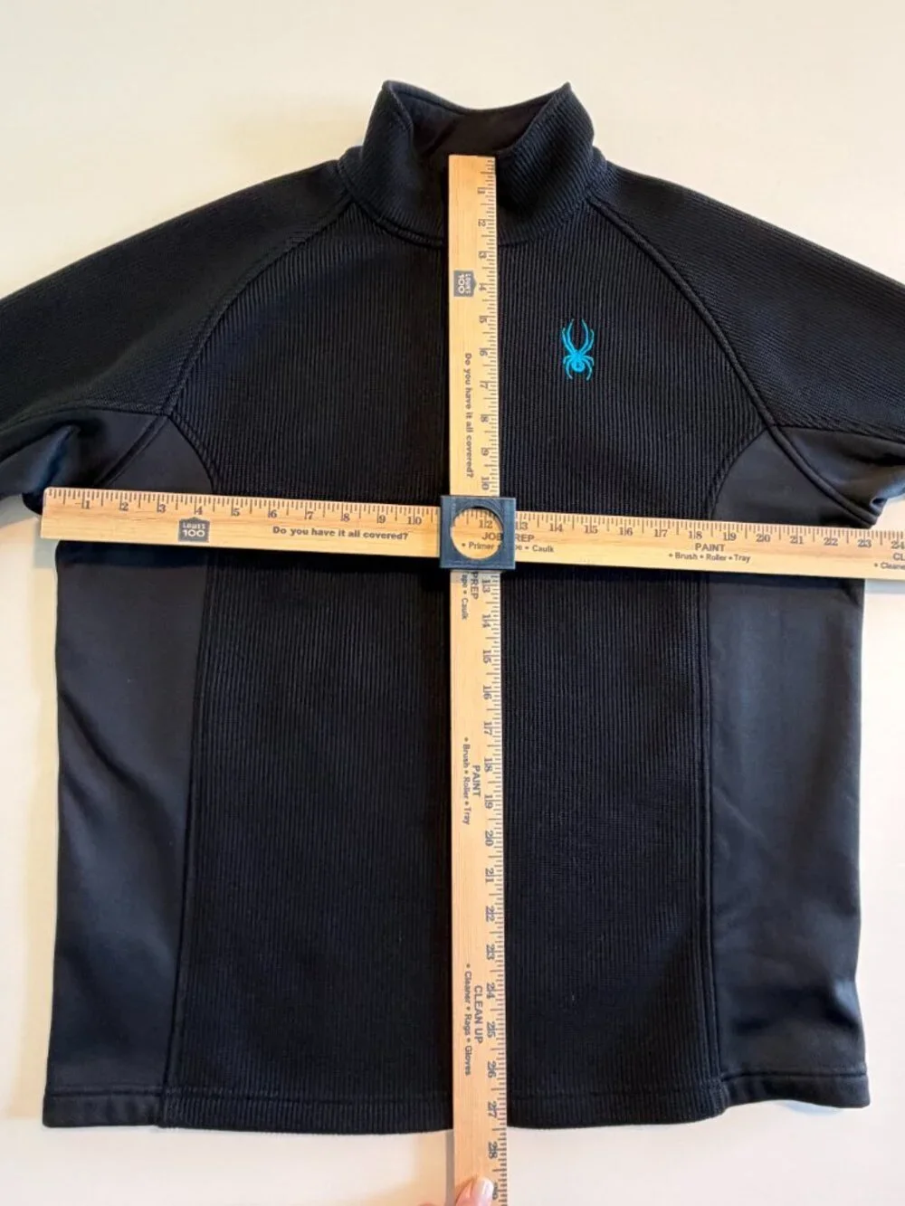 SPYDER Outbound Half Zip Pullover Sweater Jacket Black Large